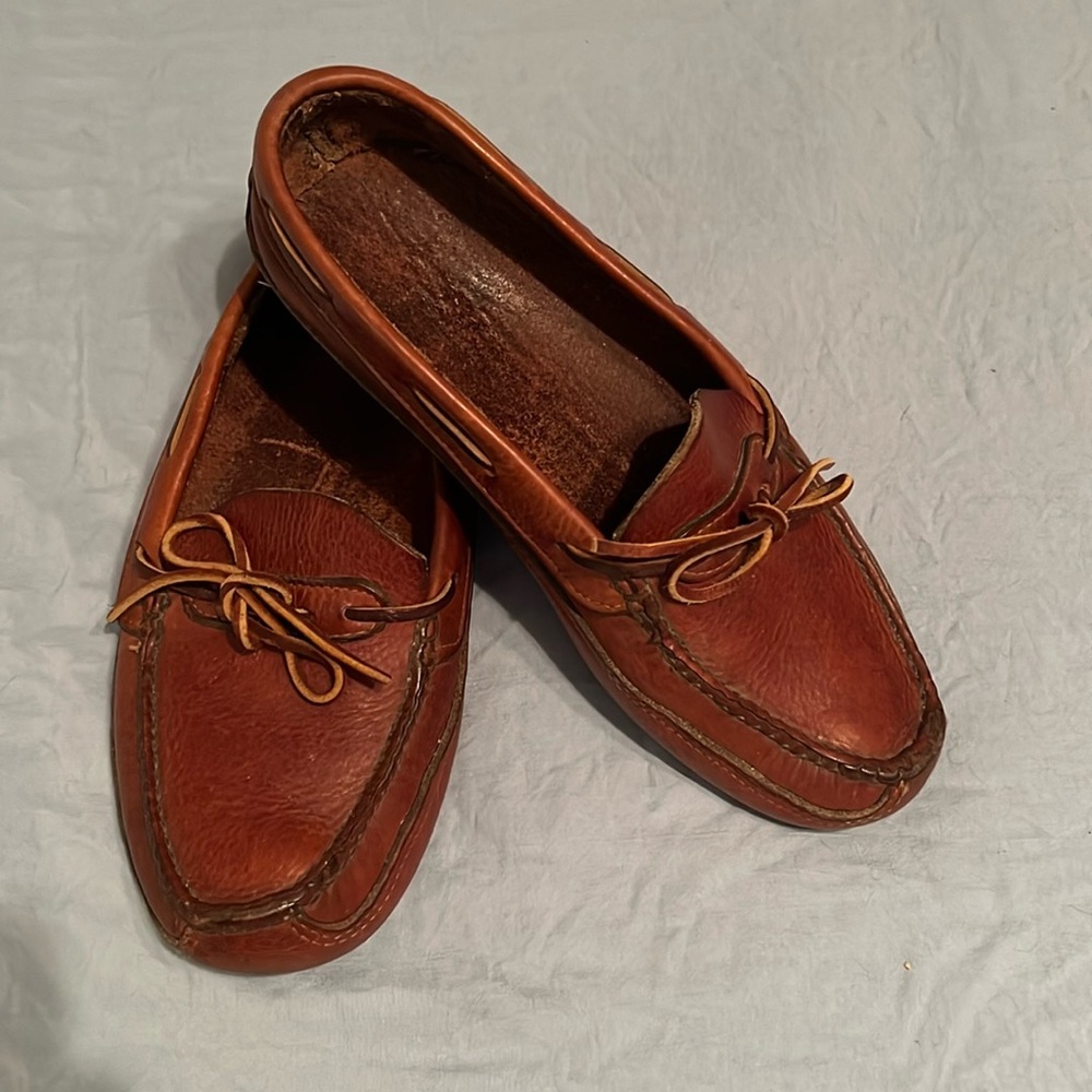 Gokey by Orvis. Heavy Bullhide Leather CAMP SHOES. Double soles